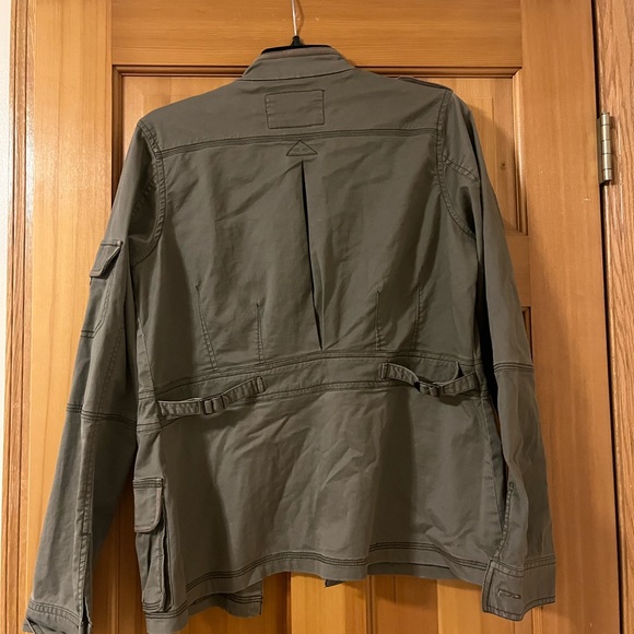 Women's Olive Military Jacket - Picture 4 of 4